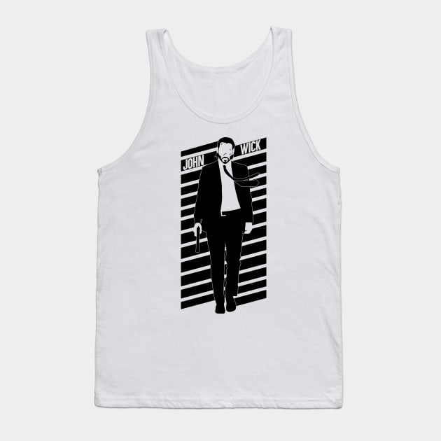 John Wick - Minimalist Tank Top by TheSnowWatch